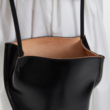 Load image into Gallery viewer, SLOPE TOTE MINI BLACK/IVORY