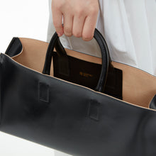 Load image into Gallery viewer, SLOPE WINE TOTE S BLACK/IVORY