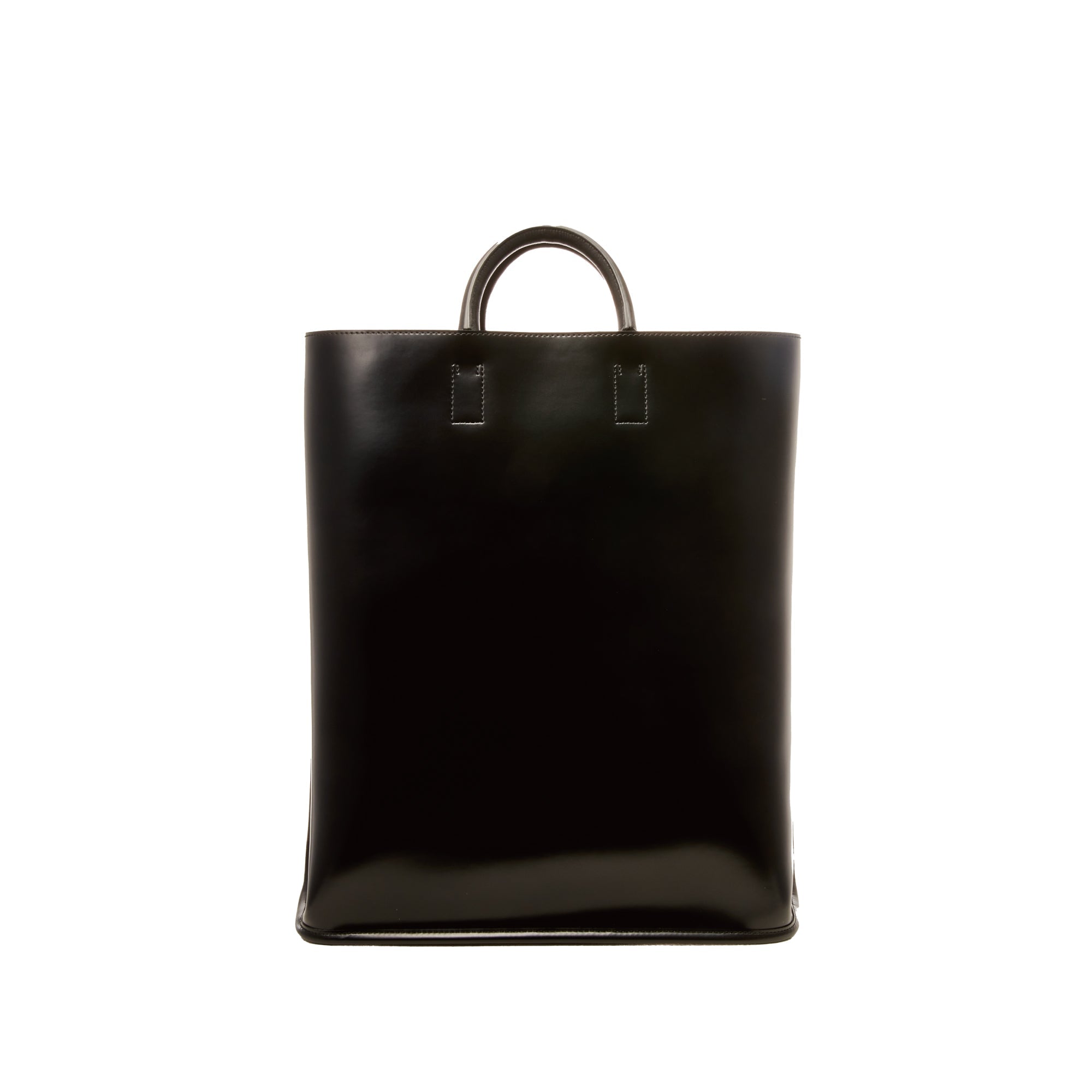 CURVE TOTE L BLACK/CHOCOLATE BROWN – Courtney Orla